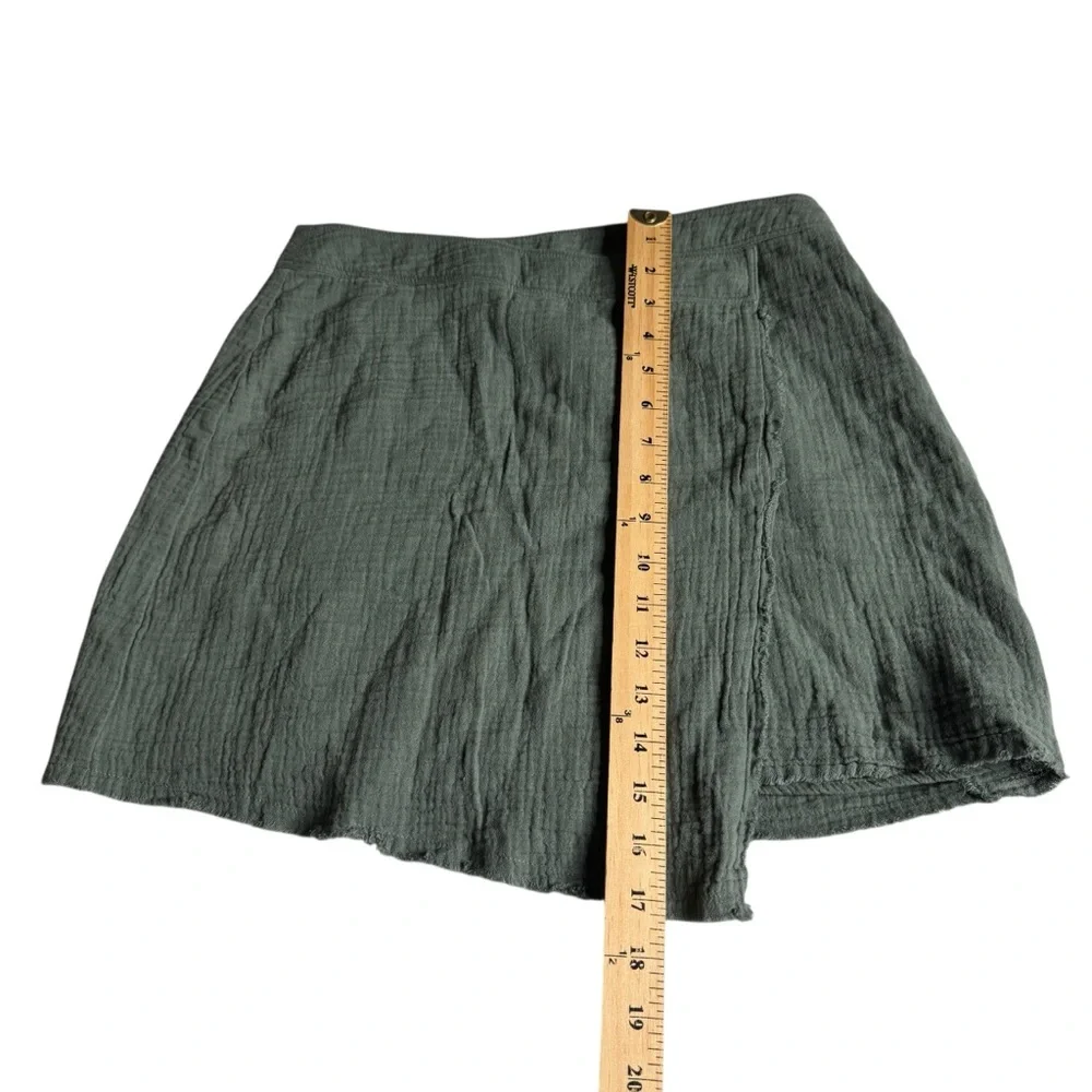 Tavik‎ Bambi Mini Skirt Swim Cover in Cove Gray Womens Medium